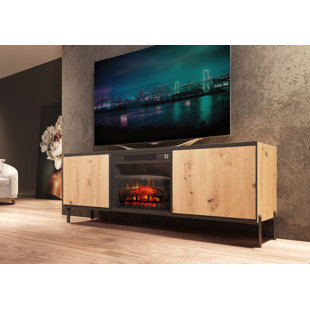 Tv stand for 82 store inch tv with fireplace